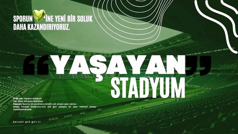 Yaşayan Stadyum Projesinde 15  branşa antrenman salonu Stadyumda